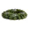 Adventskranz-Set Silber/Grau^Depot Fashion