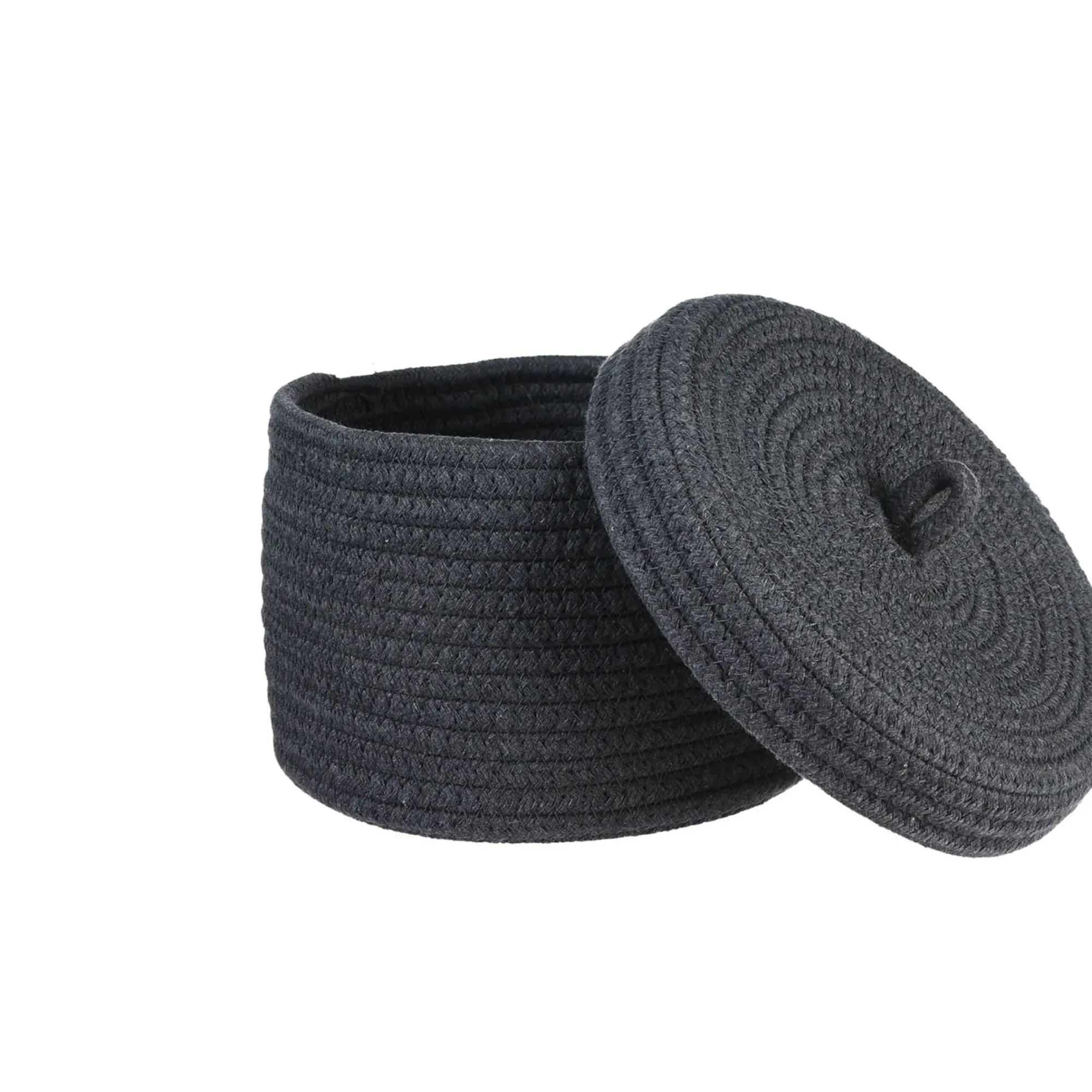 New Depot Aufbewahrungskorb Rope Mit Deckel