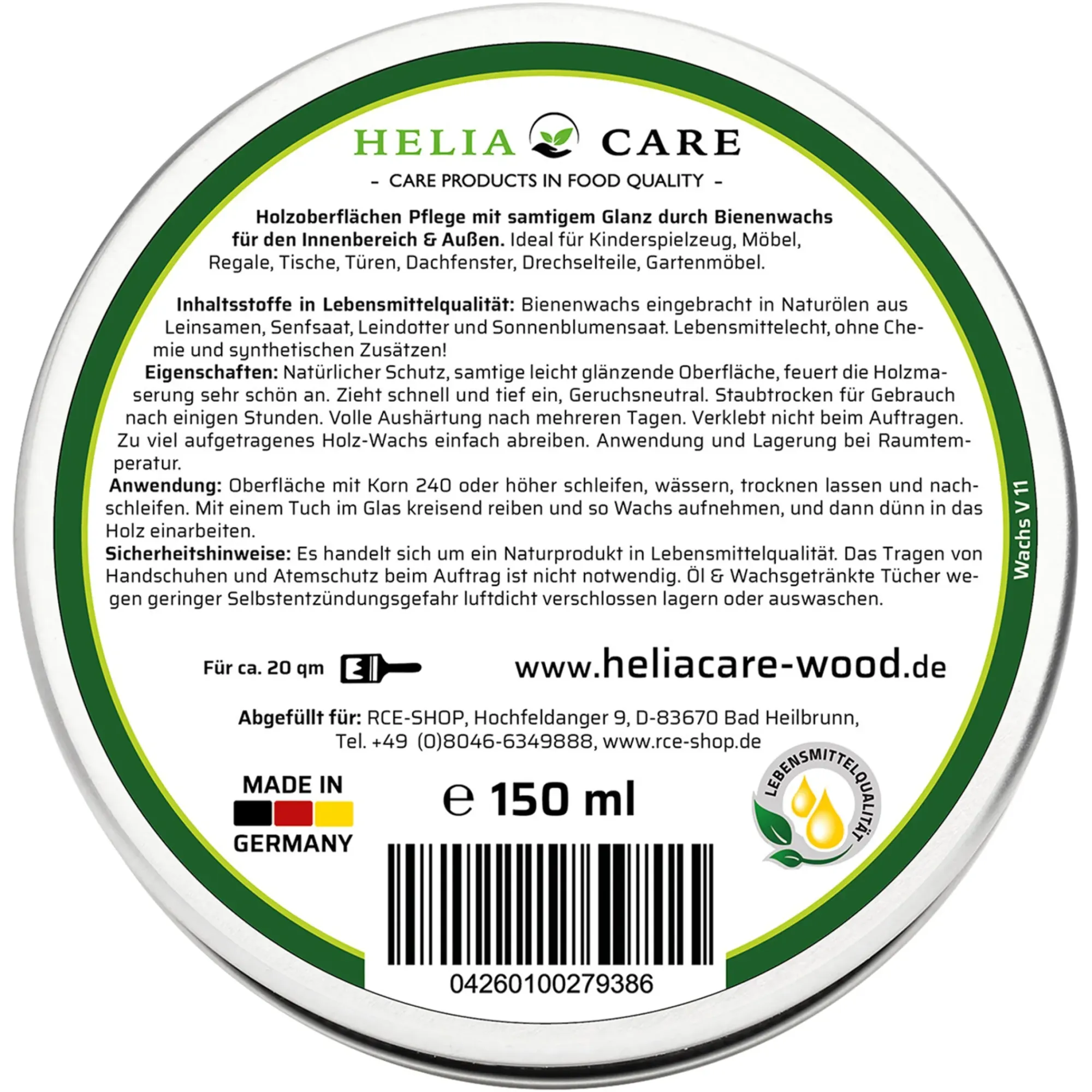 Hot Depot Bio Holz & Möbel Wachs