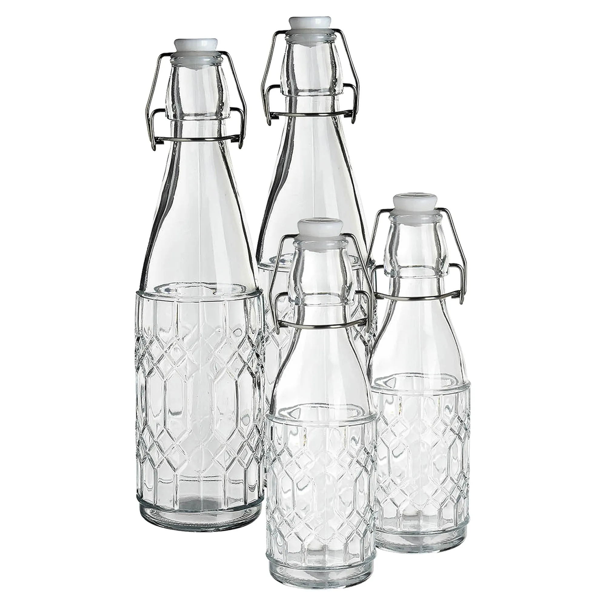 Bugelverschlussflaschen-Set Rhombus^Depot Online