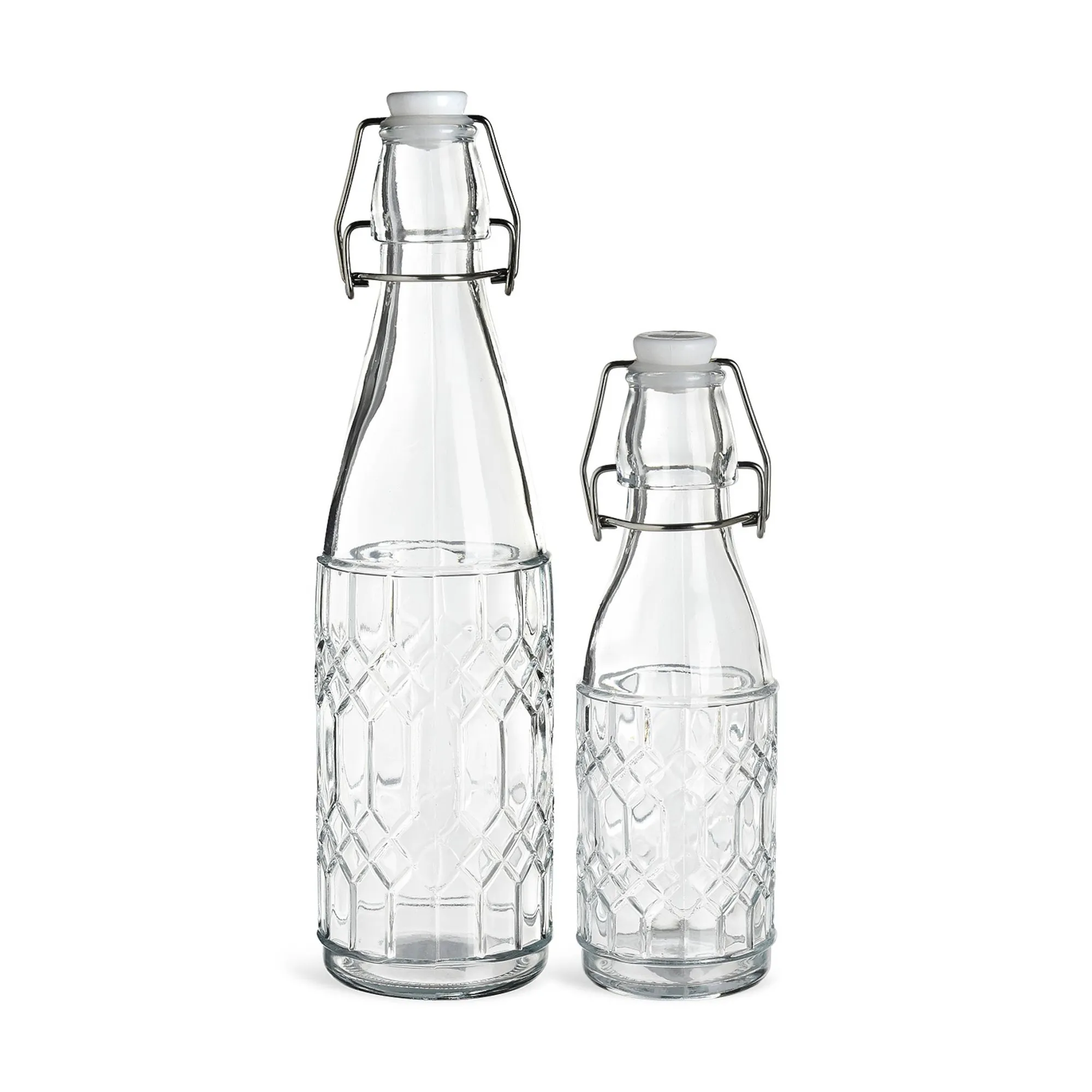 Bugelverschlussflaschen-Set Rhombus^Depot Flash Sale