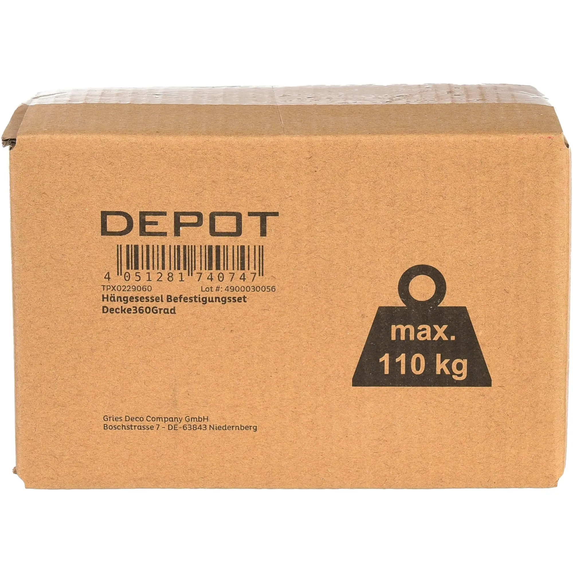 Best Depot Decken-Befestigungsset Colin Für Hangesessel, Drehbar
