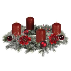 Deko-Adventskranz-Set Classic Christmas^Depot Cheap