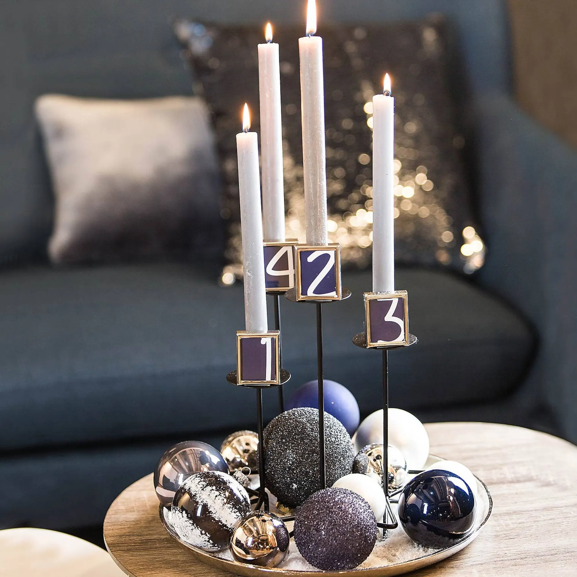 Deko-Adventskranz-Set Winter Foliage^Depot Store