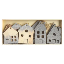 Deko-Anhänger-Set Houses^Depot Discount