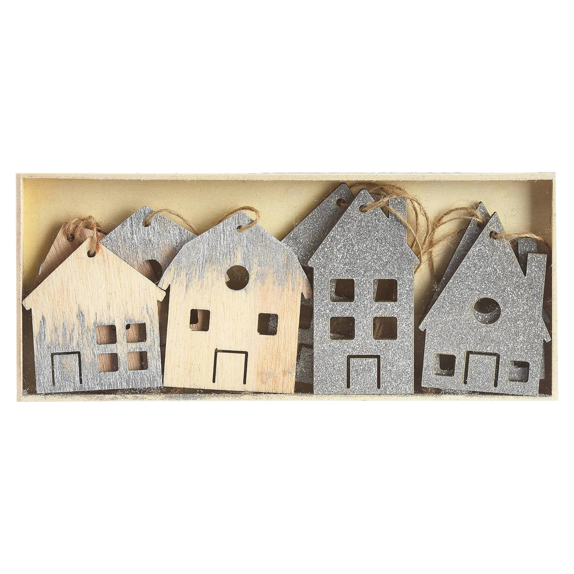 Deko-Anhänger-Set Houses^Depot Discount