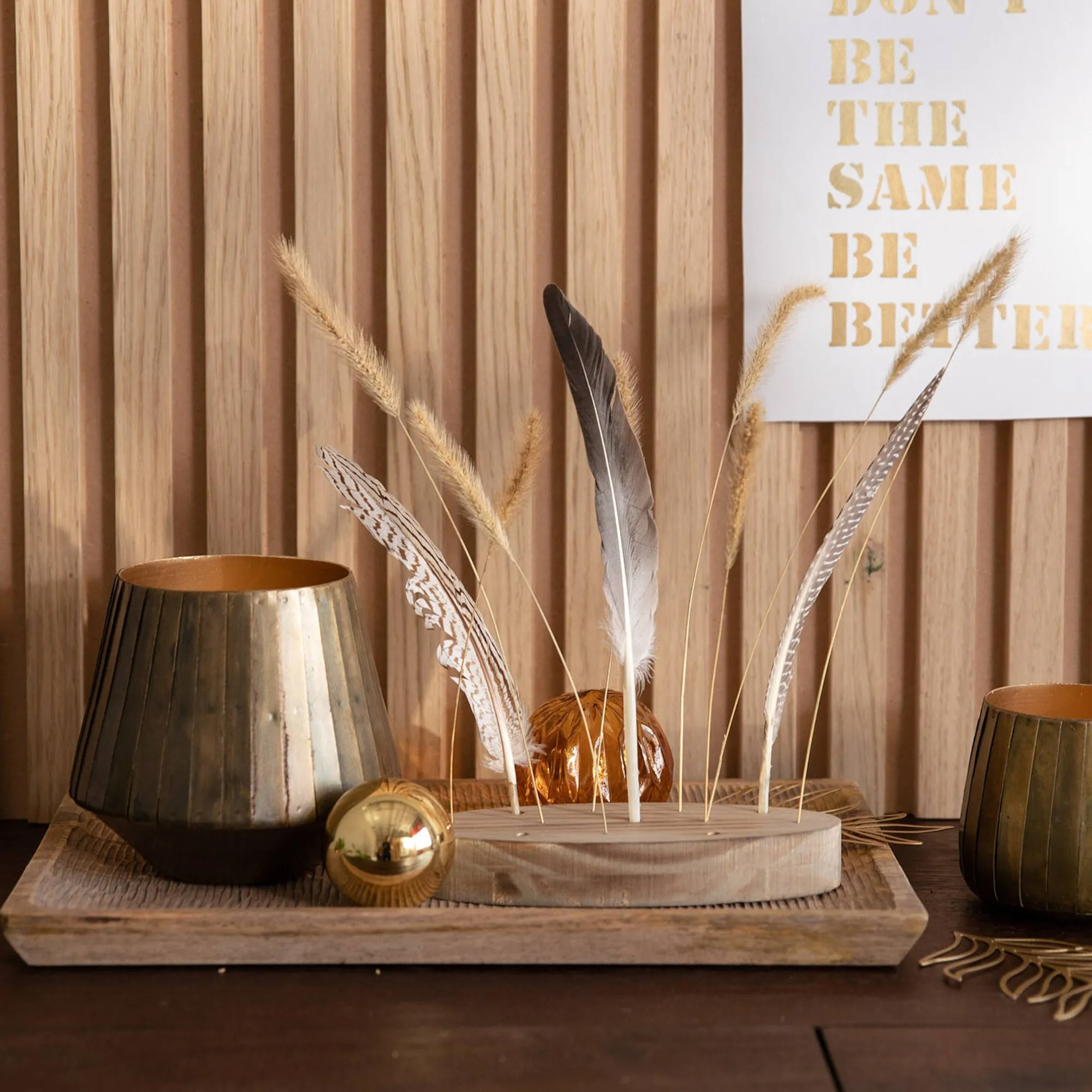 Deko-Blumenleiste Mit Trockenblumen^Depot Flash Sale