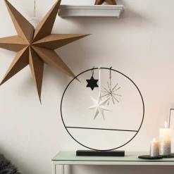 Deko-Metallring Auf Halterung^Depot Outlet