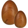Online Depot Deko-Objekt-Set Ei Wood