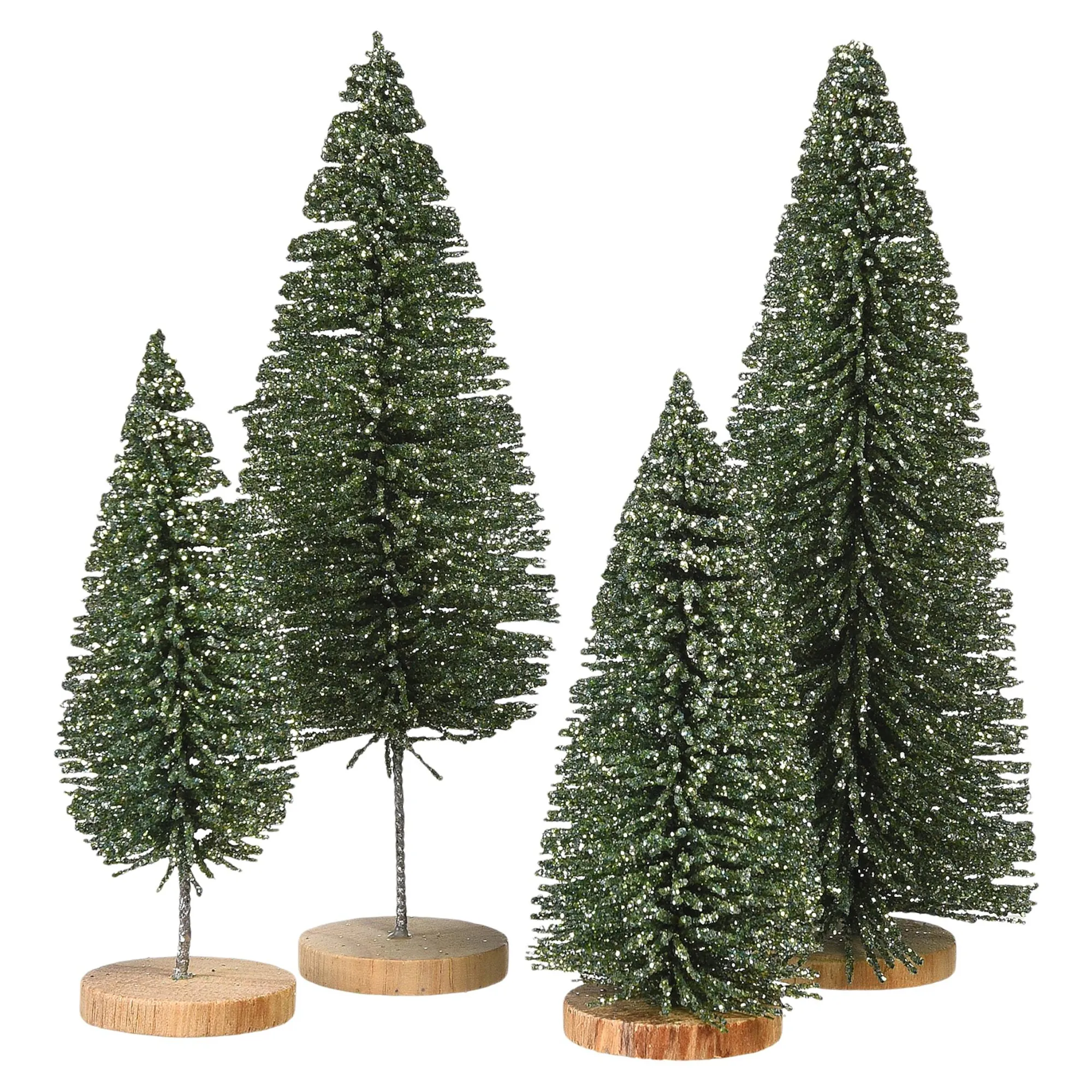Deko-Objekt-Set Glitzer-Baum^Depot Outlet