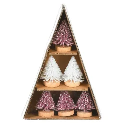Deko-Objekt-Set Minibaum, Beglimmert^Depot Cheap