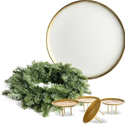 Deko-Set Adventskranz Christmas Frosty^Depot Discount