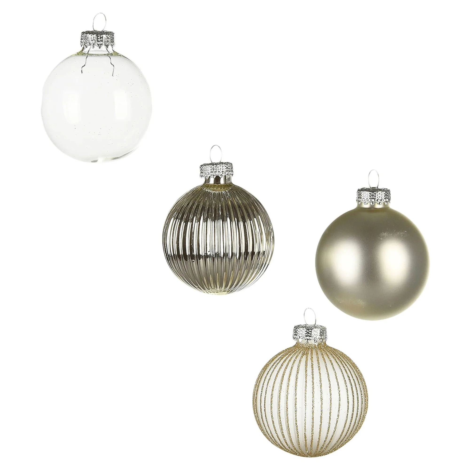 Deko-Set Weihnachts-Kerzenhalter Golden Glam^Depot Hot