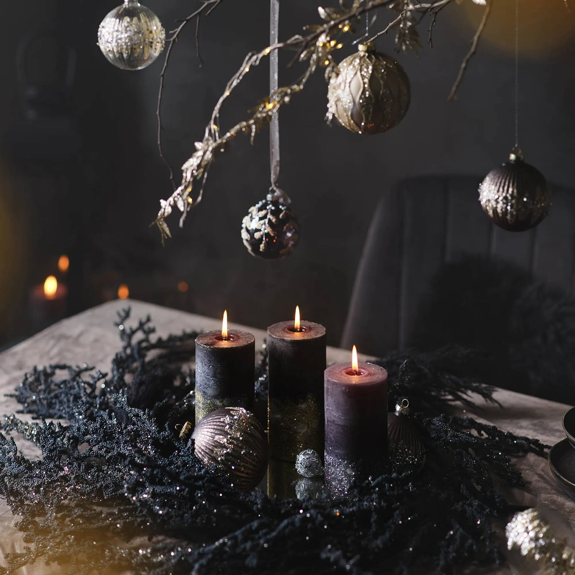 Deko-Set Weihnachts-Kerzenhalter Glam^Depot Clearance