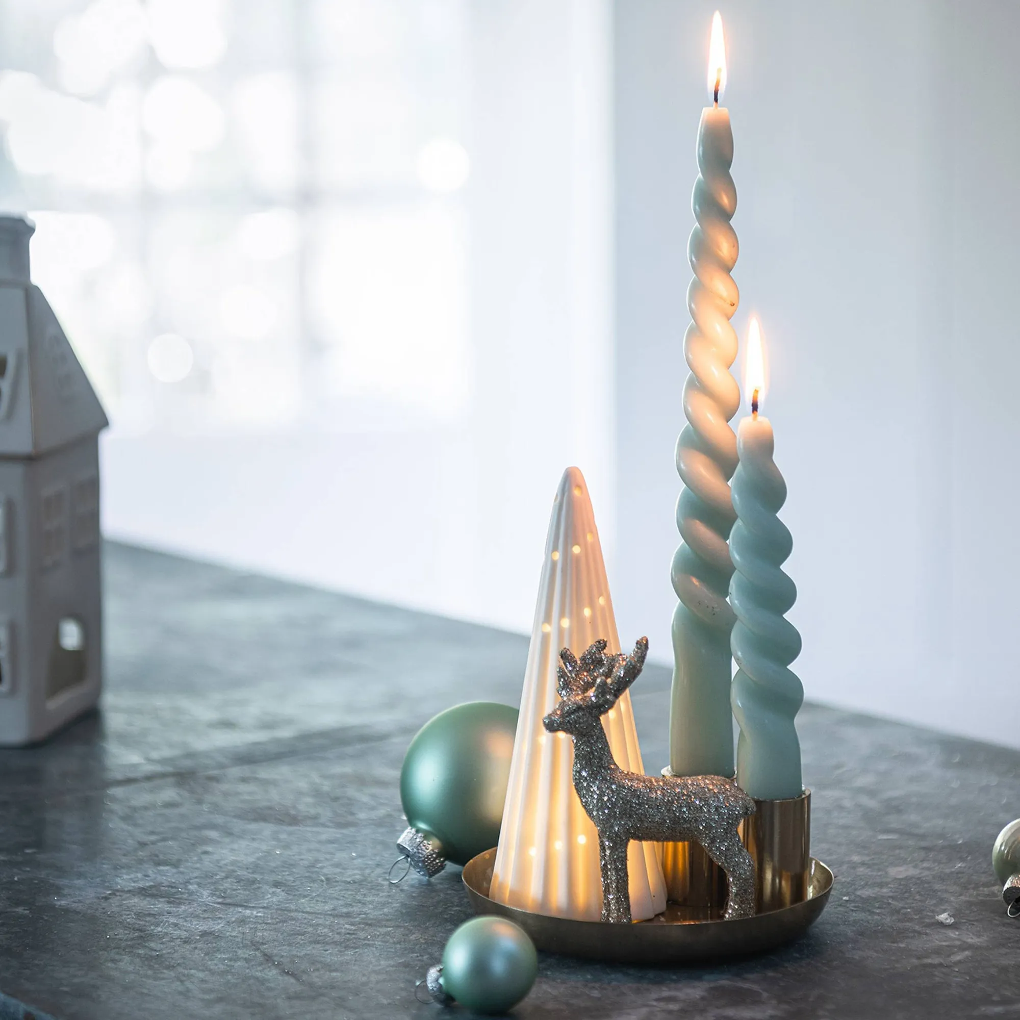 Deko-Weihnachtstablett Golden Glam^Depot Best