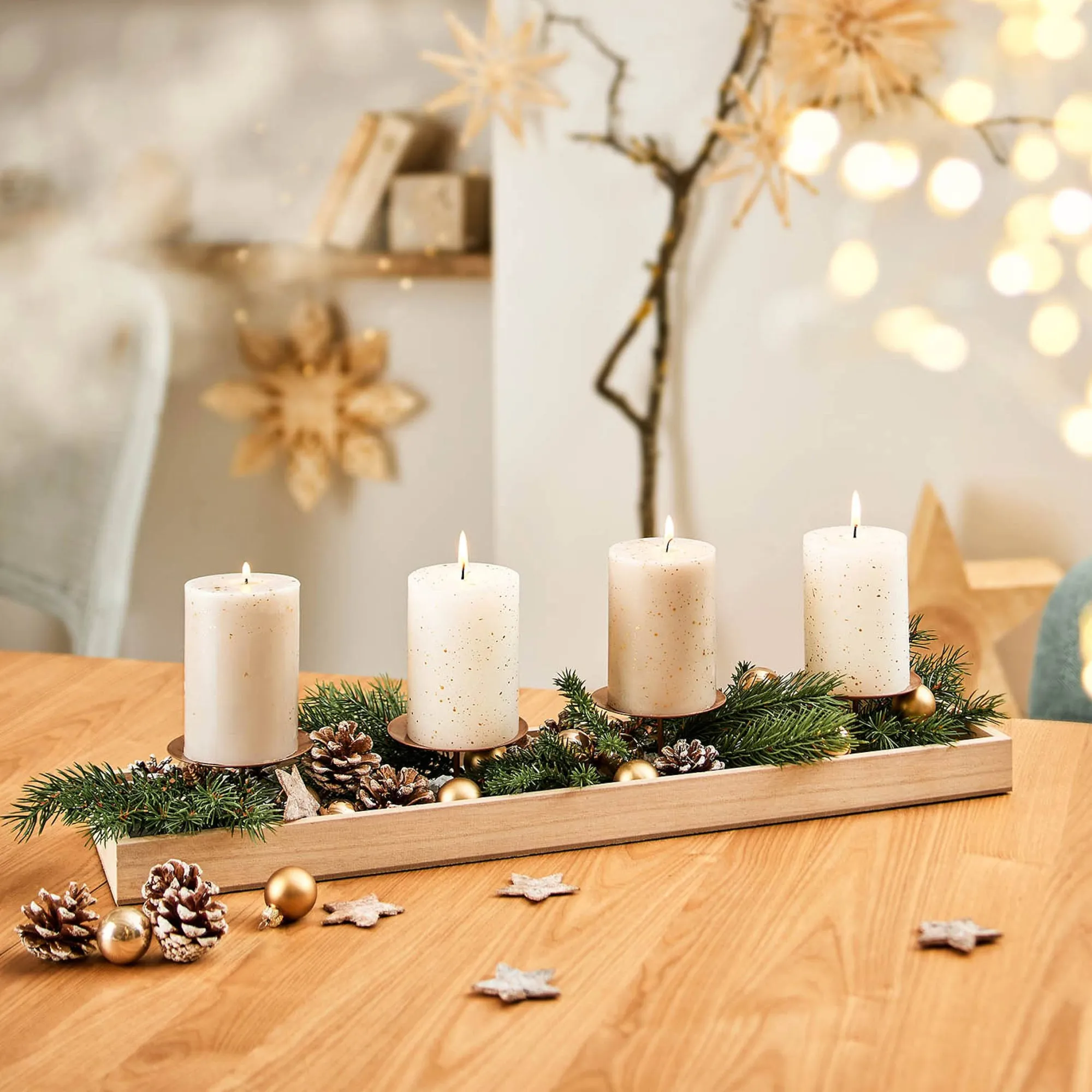Deko-Weihnachtstablett Golden Glam^Depot Best