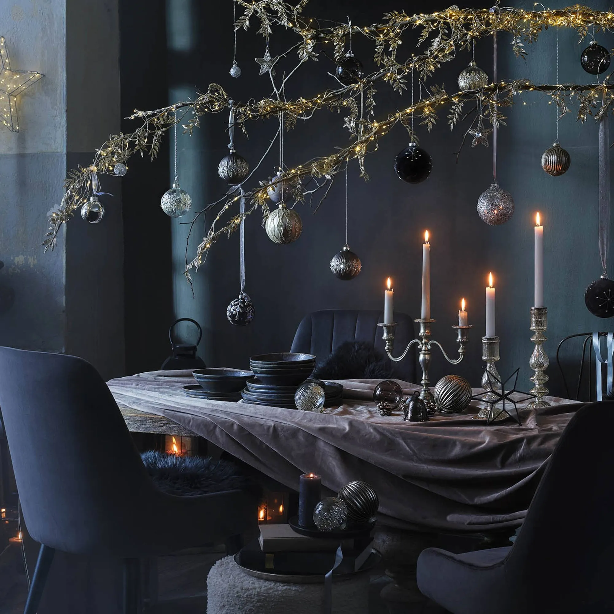 Deko-Weihnachtstablett Golden Glam^Depot Best