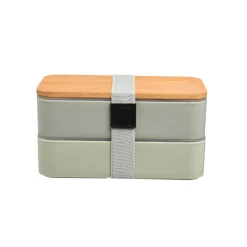 Doppel-Lunchbox Mit Mehrwegbesteck^Depot Outlet