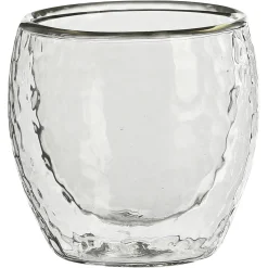 Outlet Depot Doppelwand-Isolier-Trinkglas Hammered