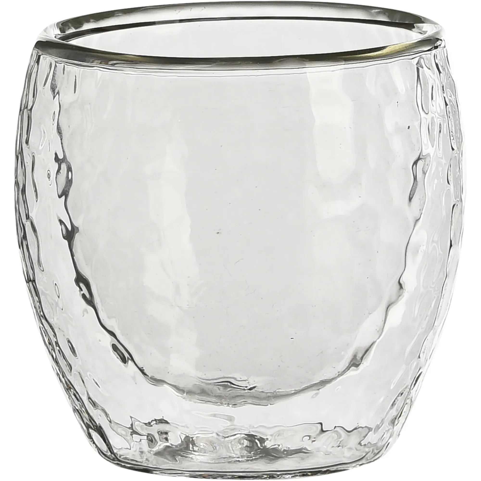 Outlet Depot Doppelwand-Isolier-Trinkglas Hammered