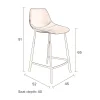 Dutchbone Samt-Barstuhl Franky^Depot Outlet