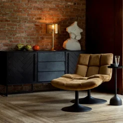 New Depot Dutchbone Samt-Loungesessel Bar, Drehbar