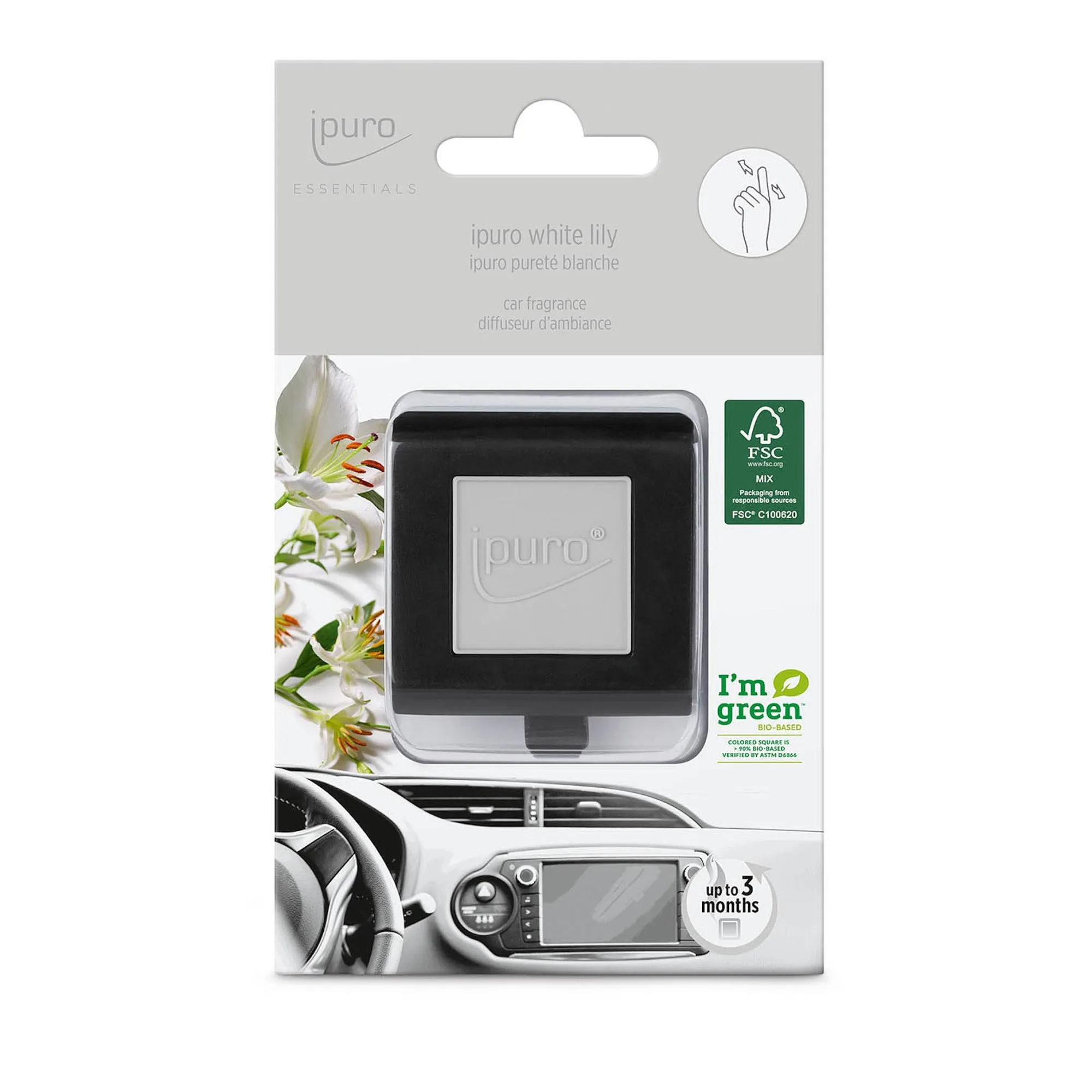 Essentials Autoduft White Lily^Depot Clearance