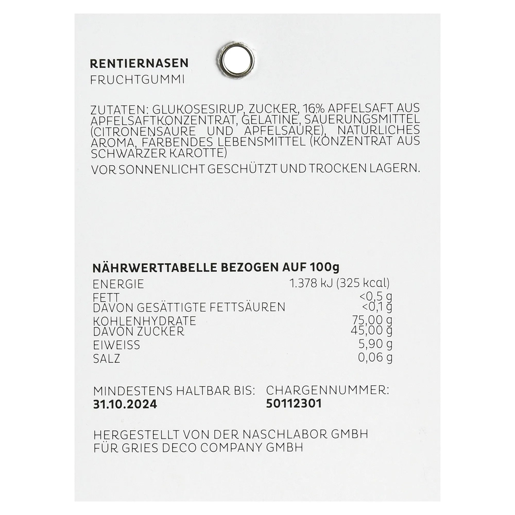 Fruchtgummi Rentiernasen^Depot Store