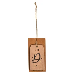 Geschenkanhänger Monogramm^Depot Clearance