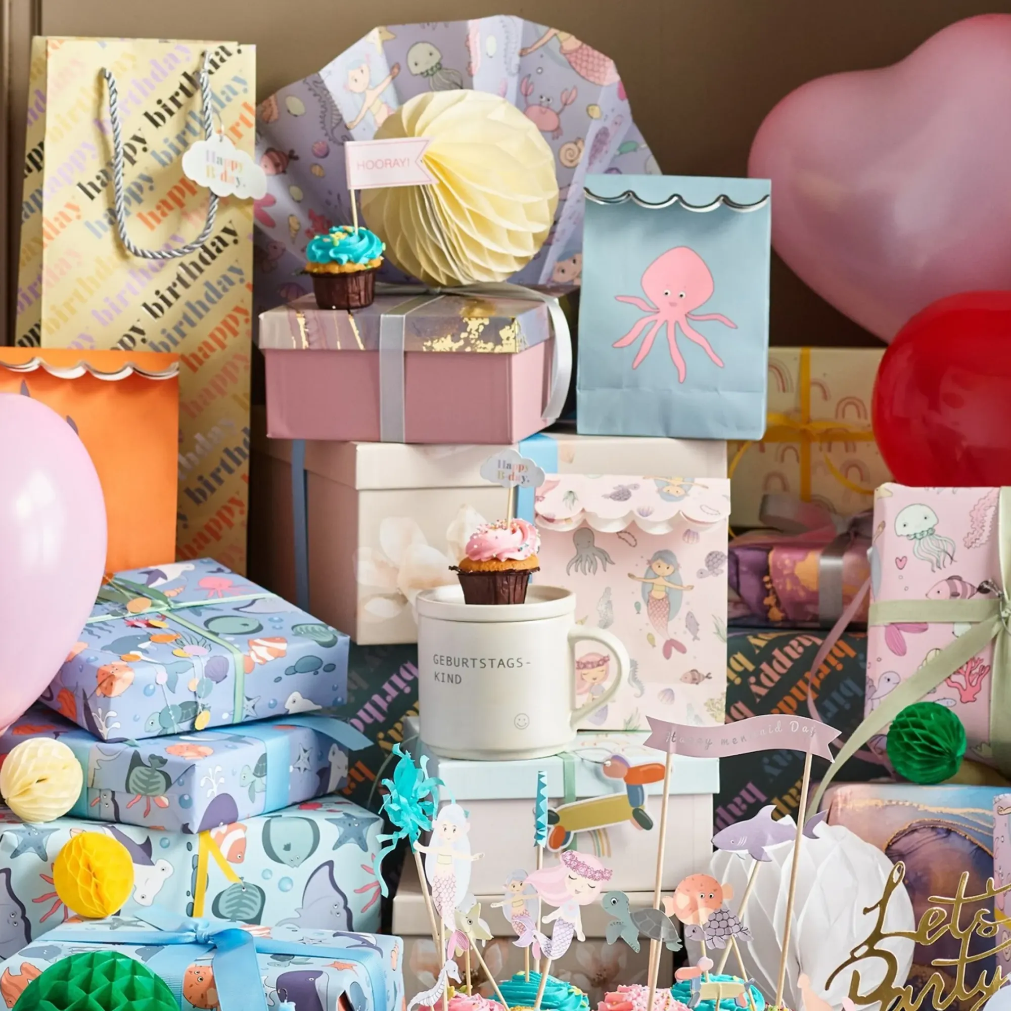 Cheap Depot Geschenkpapier Ocean