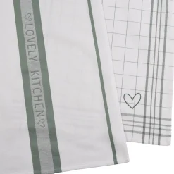 Hot Depot Geschirrtuch-Set Kitchen Love