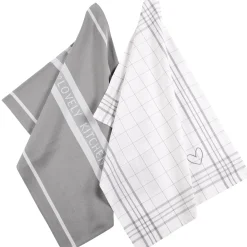 Shop Depot Geschirrtuch-Set Kitchen Love