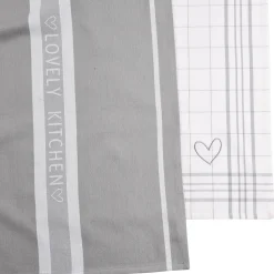 Shop Depot Geschirrtuch-Set Kitchen Love