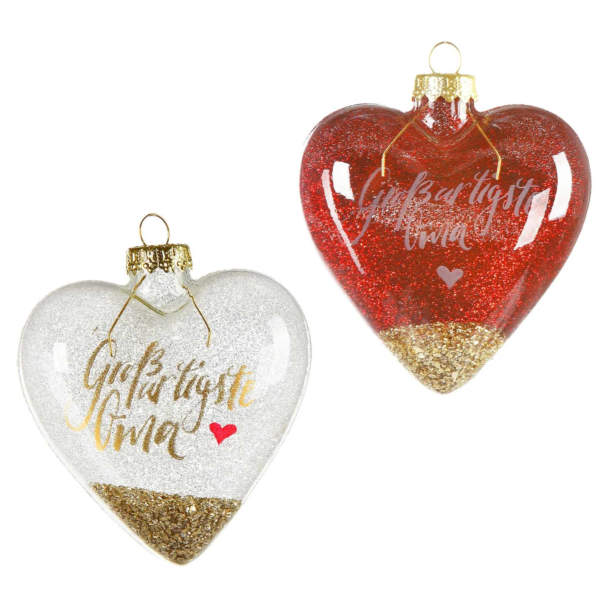 Glas-Baumschmuck Heart Oma^Depot Flash Sale