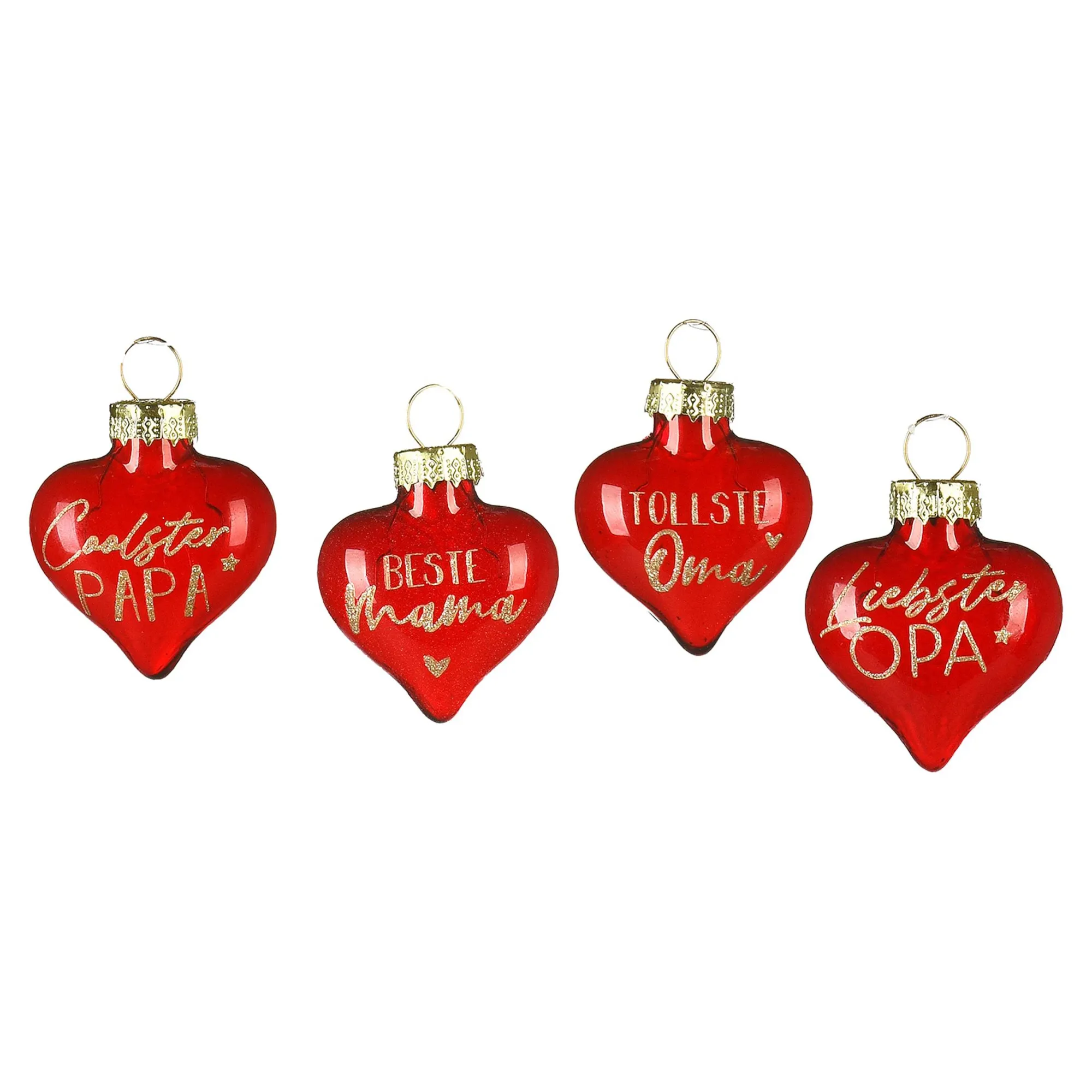 Glas-Baumschmuck Herz Familie^Depot Best