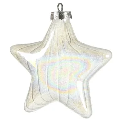 Glas-Baumschmuck Holo Stern^Depot Clearance