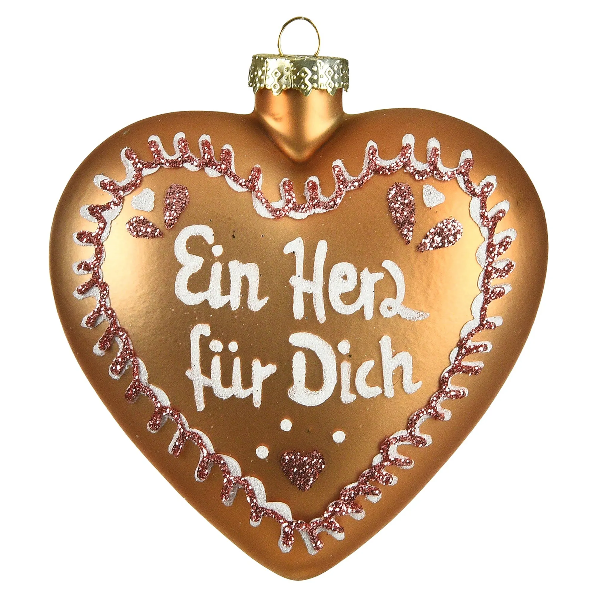 Glas-Baumschmuck LebKüchenherz^Depot Clearance