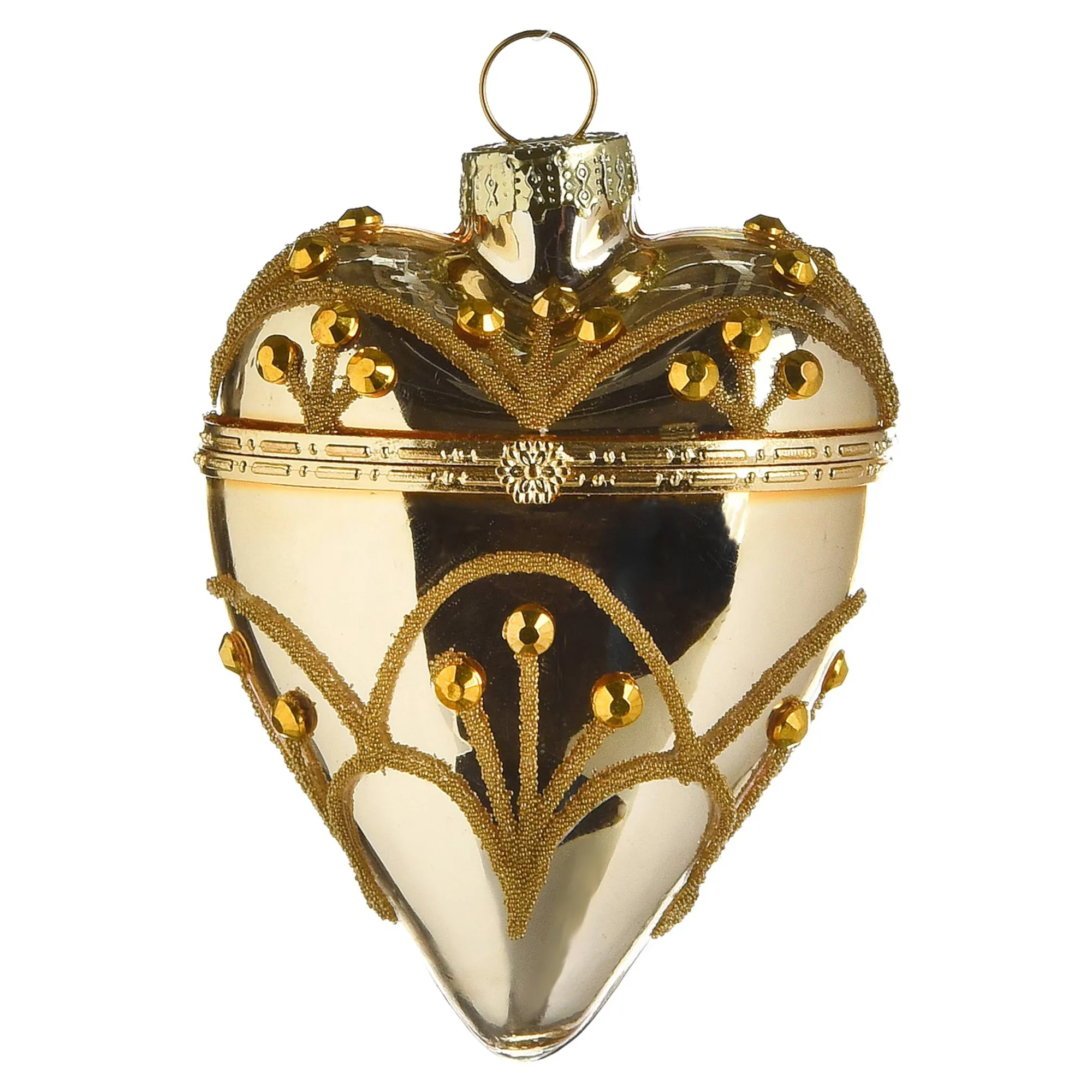 Glas-Baumschmuck Medaillon Herz^Depot Shop