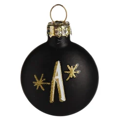 Glas-Baumschmuck Mini-Taler Monogramm A^Depot New