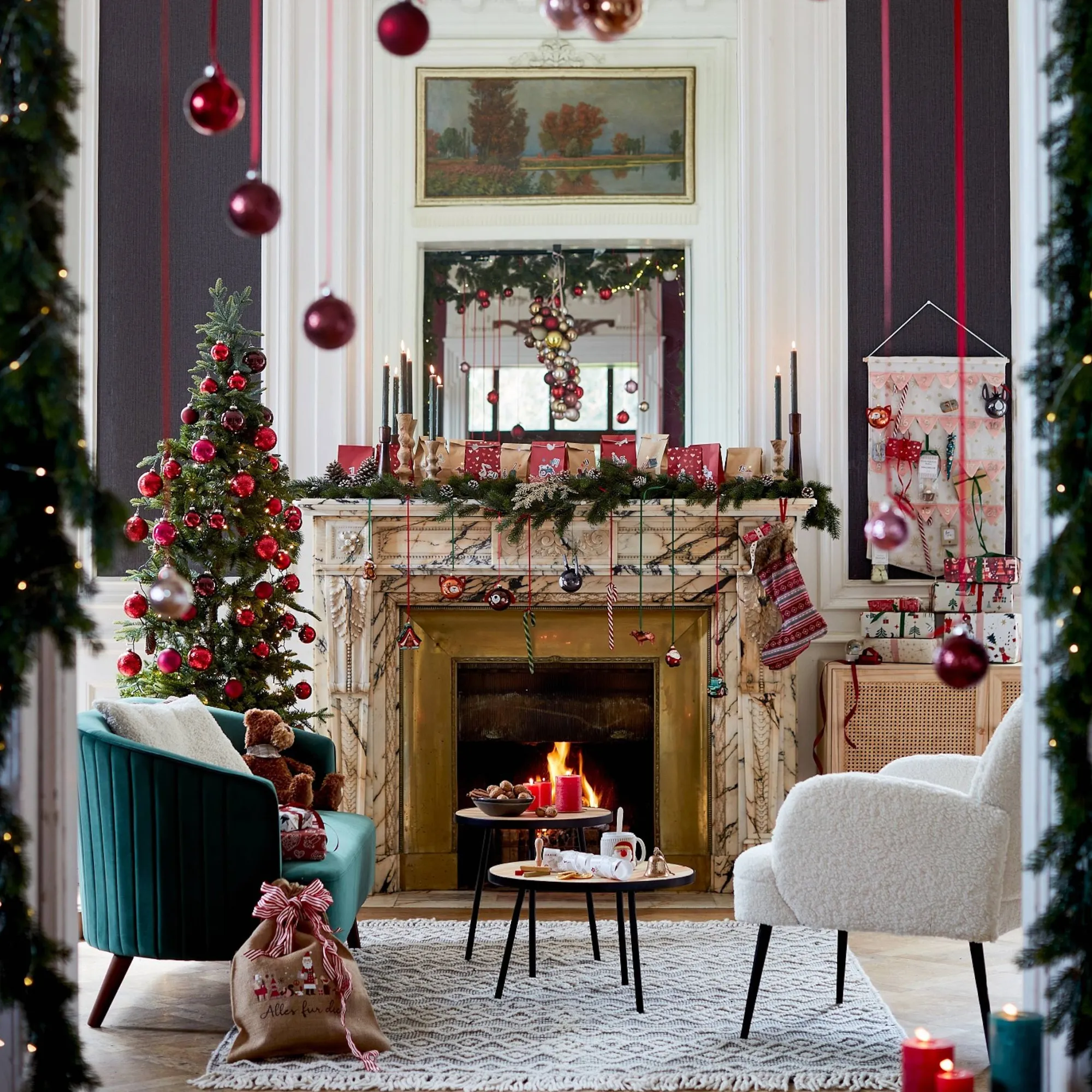 Glas-Baumschmuck Santa Claus^Depot Outlet