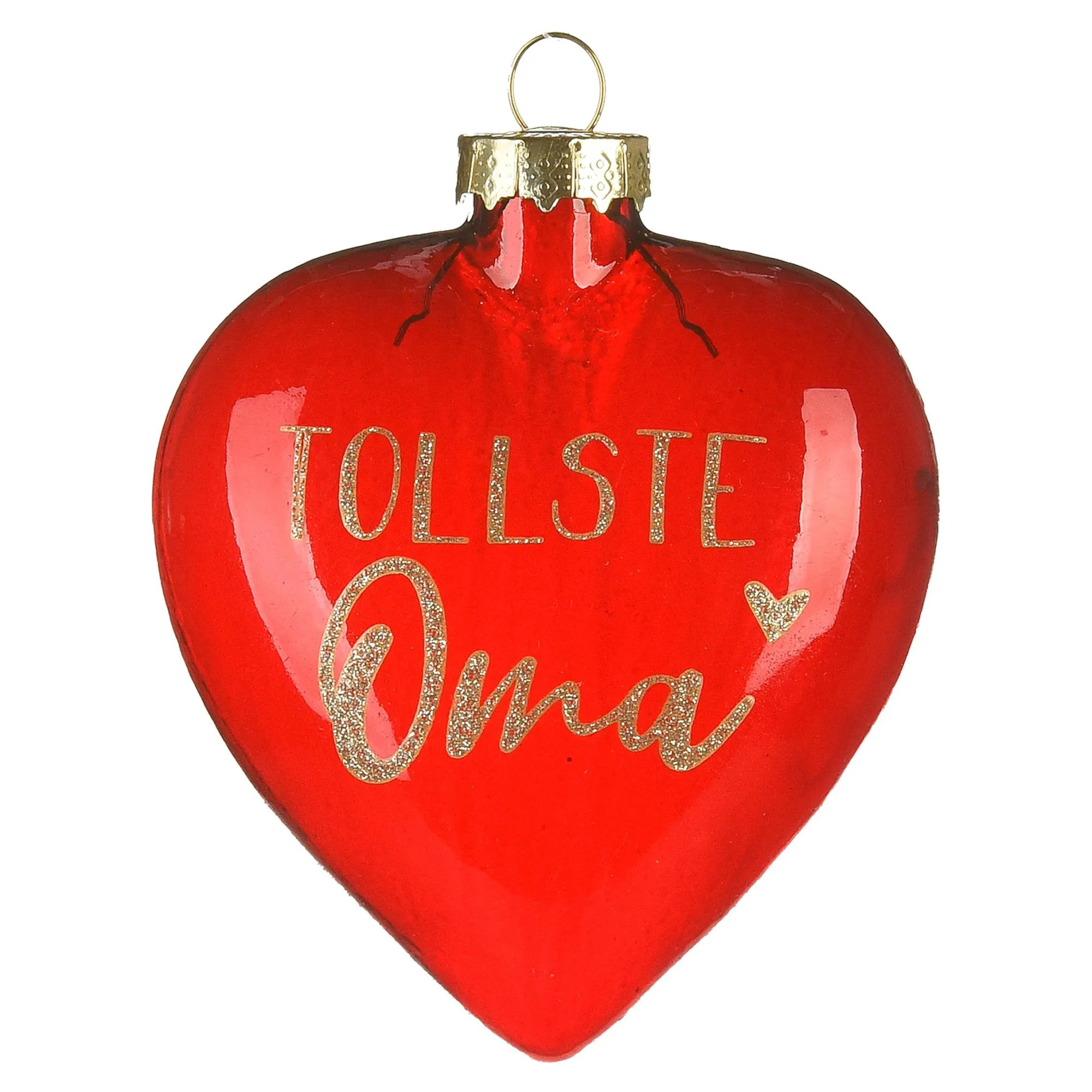 Glas-Baumschmuck-Set Herz Eltern^Depot Online