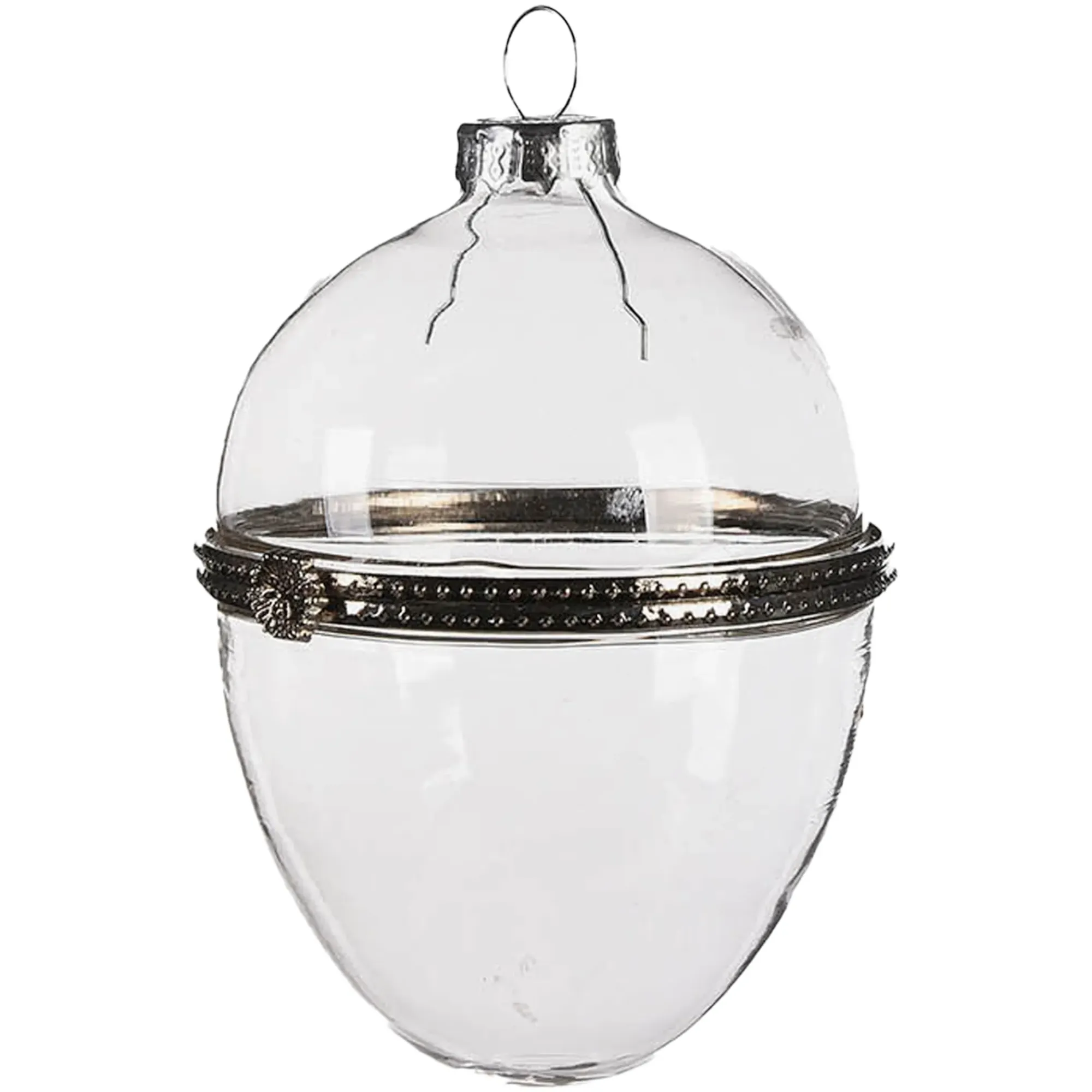 Clearance Depot Glas-Deko-Anhänger Medaillon Ei