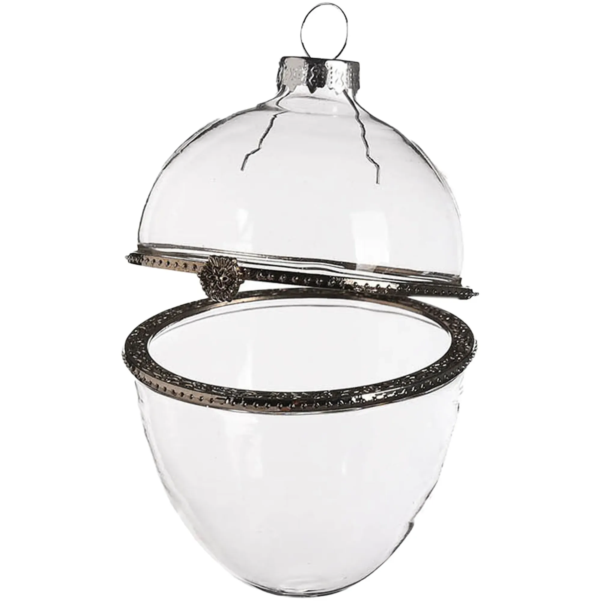 Clearance Depot Glas-Deko-Anhänger Medaillon Ei