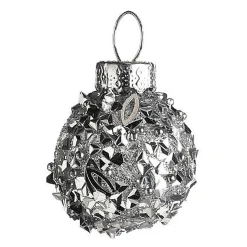 Glas-Mini-Weihnachtskugel Glittergranulat^Depot Sale