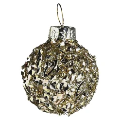 Glas-Mini-Weihnachtskugel Glittergranulat^Depot Store