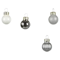 Glas-Mini-Weihnachtskugel-Set^Depot Outlet