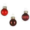 Glas-Mini-Weihnachtskugel-Set^Depot Clearance