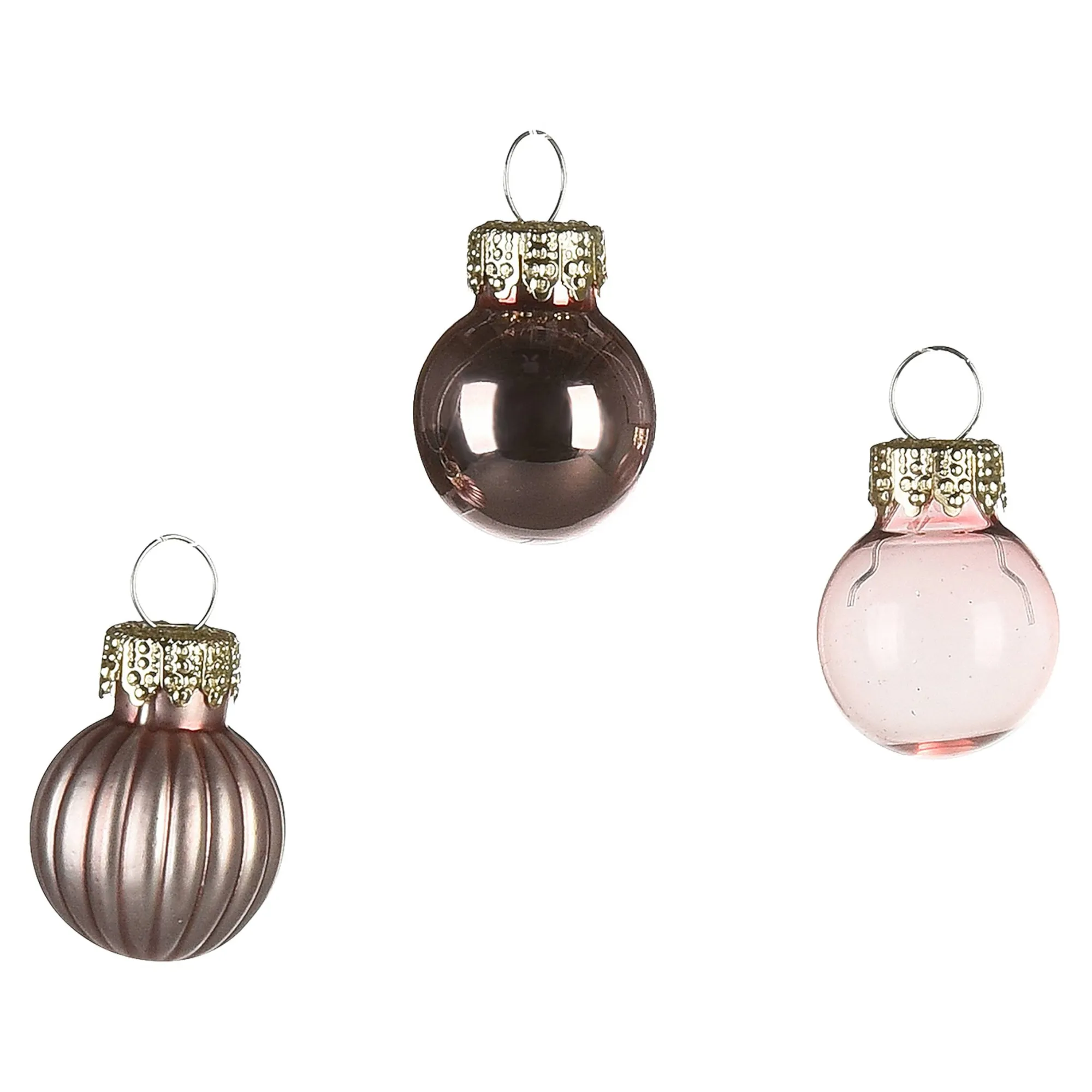 Glas-Mini-Weihnachtskugel-Set^Depot Shop