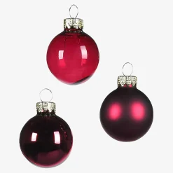Glas-Mini-Weihnachtskugel-Set^Depot Outlet