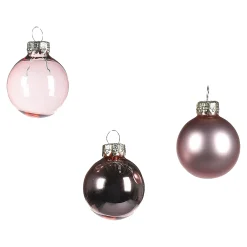 Glas-Mini-Weihnachtskugel-Set^Depot Store
